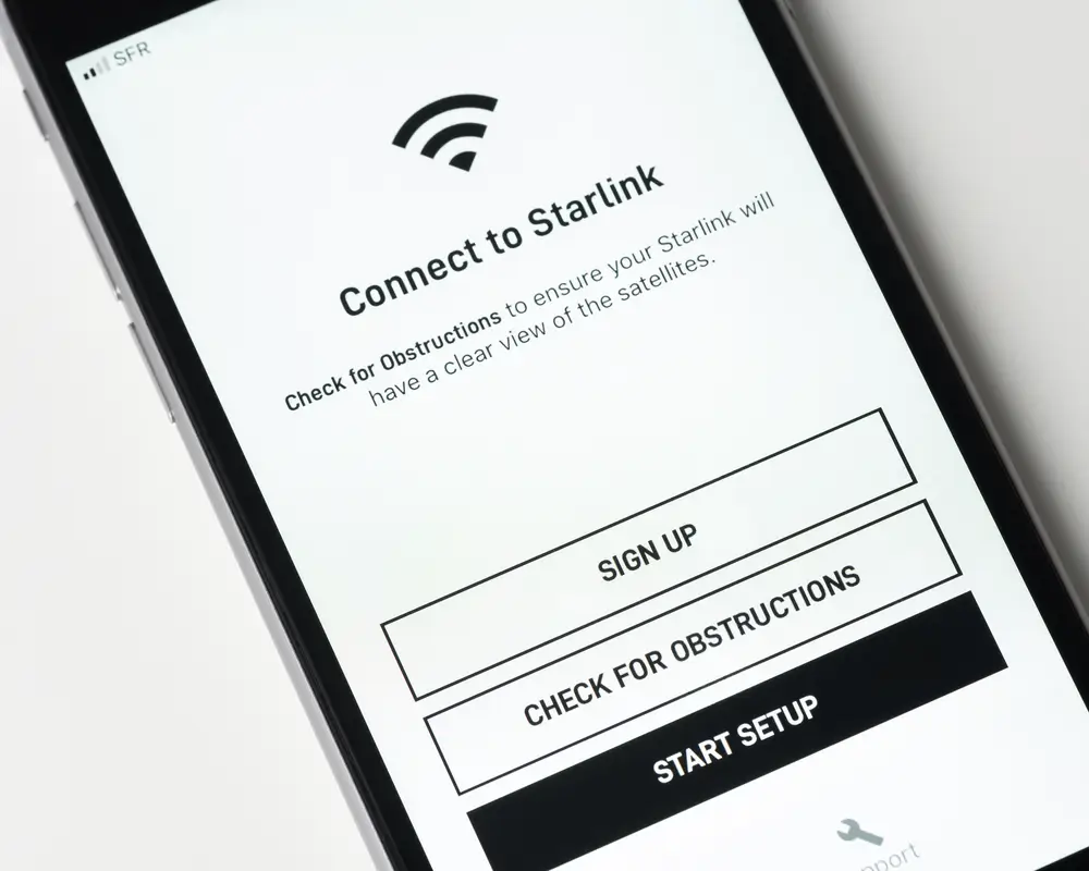 Starlink Mobile connection