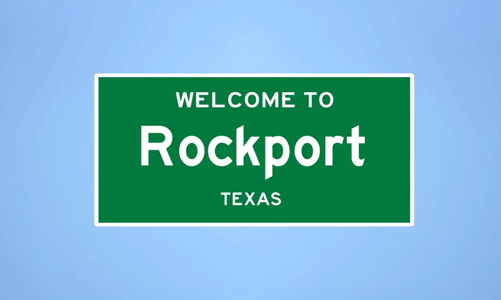 Sign that says Welcome to Rockport